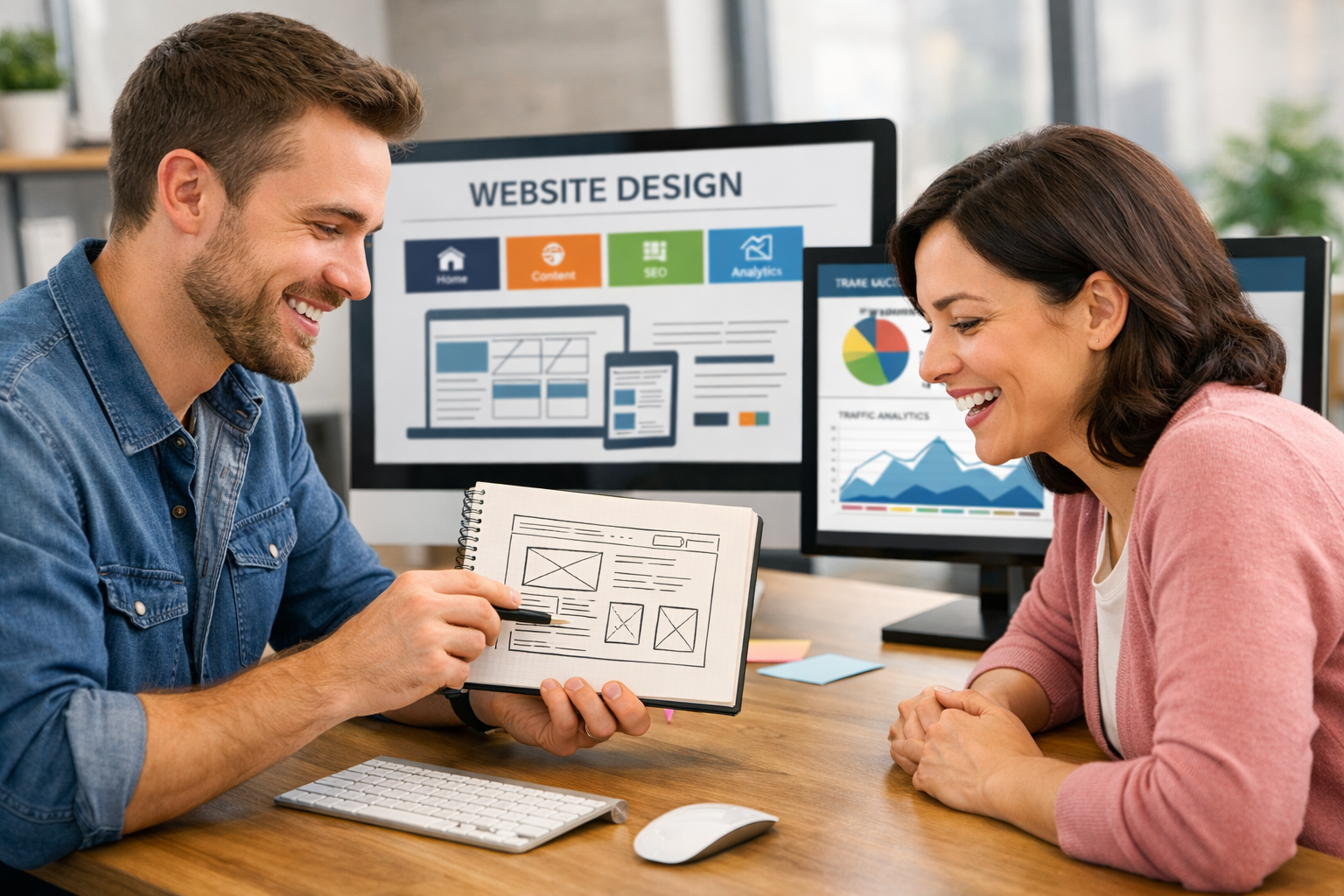 low cost high impact web design in Worcester Park